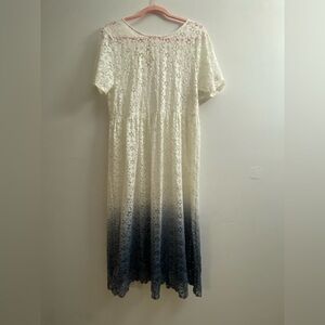 AUDREY 3+1 OMBRE LACE DRESS M